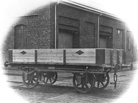 LNWRS 760  Open Wagon 2 Plank