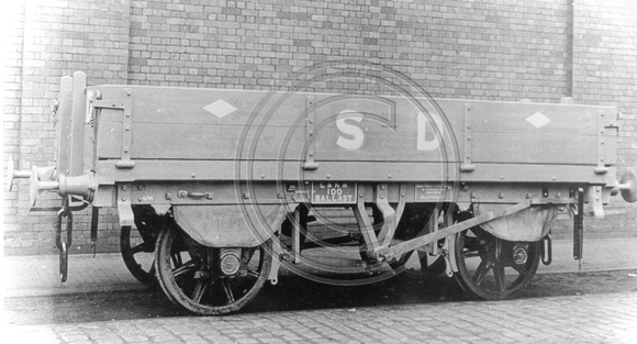 LNWRS 1955 Open wagon  ballast