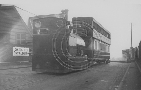 Saddle tank steam tram