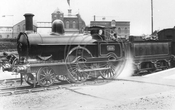 DNR 166 Webb 2-4-0 Improved Precedent