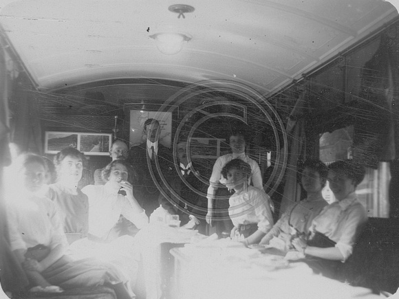 SOC 155 LNWR Picnic Saloon - Inside view