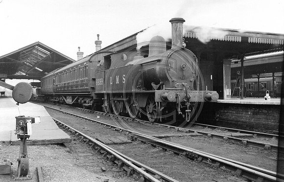 Webb 2-4-2T as LMS no. 6699 at Bletchley