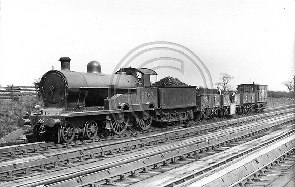 George the Fifth as LMS no. 5367 at Lea Road